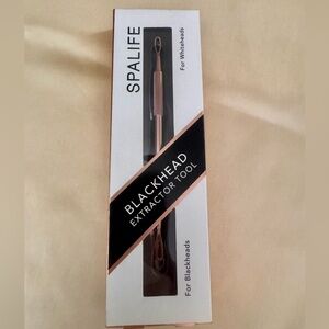 BRAND NEW IN BOX - Spalife Rose Gold and Black Dual-Ended Blackhead Extractor
